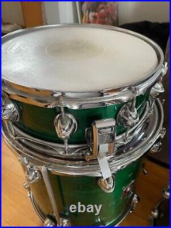 Premier Genista Birch Drum Set 90s Emerald Green 12,13,16, 22X18
