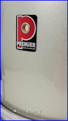Premier Made in England 12 Tom Drum, Silver Sparkle Lacquer Finish Premier Made in England 12 Tom Drum, Silver Sparkle Lacquer Finish
