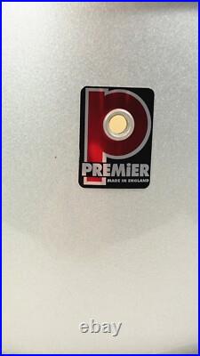 Premier Made in England 12 Tom Drum, Silver Sparkle Lacquer Finish Premier Made in England 12 Tom Drum, Silver Sparkle Lacquer Finish