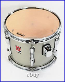 Premier Made in England 12 Tom Drum, Silver Sparkle Lacquer Finish Premier Made in England 12 Tom Drum, Silver Sparkle Lacquer Finish
