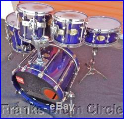 Premier Signia 5pc Drum Set Blue Sapphire Jazz Sizes (10 12 14 20 14)