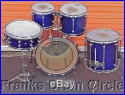 Premier Signia 5pc Drum Set Blue Sapphire Jazz Sizes (10 12 14 20 14)