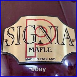 Premier Signia Maple drum kit Set in Wine Gloss 22BD, 10,12,14TT, 16FT, 5x14