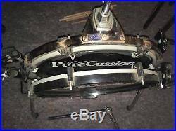 Purecussion Rims Mount Suspension 6 Piece Drum Kit Drum Set Vintage 1985