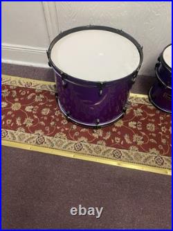 Purple drum set