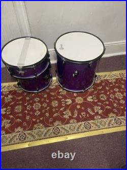 Purple drum set