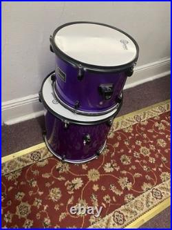 Purple drum set