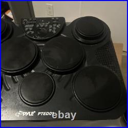 Pyle Portable Tabletop Drum Set 7 Pad Digital Kit Touch PTED01 No Sticks/Pedals