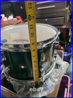 Q Drum Co. Green 3 Piece Drum Set Made In Los Angeles