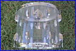 RARE 1978 LUDWIG CHICAGO 15 CLEAR VISTALITE CLASSIC TOM for YOUR DRUM SET! L34