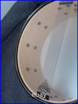 RARE Battlefield Drum Company BFD 5.5x14 Snare Drum Dated 2010 Stained Maple