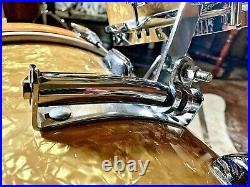 RARE Flawless Gretsch Broadkaster Drumset Kit Antique Pearl