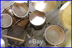 RARE Mapex Orion limited Chocolate burl drumset drum kit set maple 22