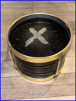 RARE Original Vintage 70's Black Magic Noble and Cooley Tin 5 pc. Drum Set Kit