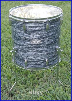 RARE PEARL VISION SERIES 16 FLOOR TOM in BLACK STRATA for YOUR DRUM SET! L152 RARE PEARL VISION SERIES 16 FLOOR TOM in BLACK STRATA for YOUR DRUM SET! L152