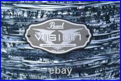 RARE PEARL VISION SERIES 16 FLOOR TOM in BLACK STRATA for YOUR DRUM SET! L152
