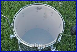 RARE PEARL VISION SERIES 16 FLOOR TOM in BLACK STRATA for YOUR DRUM SET! L152
