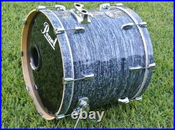 RARE PEARL VISION SERIES 22 BLACK STRATA BASS DRUM for YOUR DRUM SET? L164