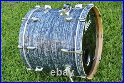 RARE PEARL VISION SERIES 22 BLACK STRATA BASS DRUM for YOUR DRUM SET? L164