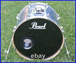 RARE PEARL VISION SERIES 22 BLACK STRATA BASS DRUM for YOUR DRUM SET? L164