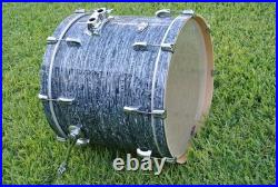 RARE PEARL VISION SERIES 22 BLACK STRATA BASS DRUM for YOUR DRUM SET? L164