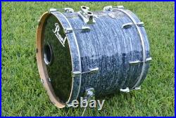RARE PEARL VISION SERIES 22 BLACK STRATA BASS DRUM for YOUR DRUM SET? L164