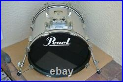 RARE VINTAGE PEARL 18 MX MAPLE SERIES BASS DRUM in SILVER for YOUR DRUM SET! R2