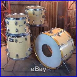 RARE Vintage Rogers Drum Set New Natural Blonde Made in USA