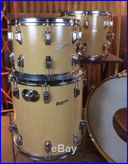 RARE Vintage Rogers Drum Set New Natural Blonde Made in USA