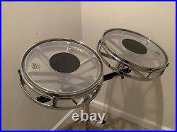 REMO ROTOTOMS 12 and 14 Chrome Drums With Stand