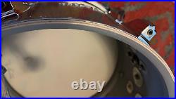 ROGERS vintage Cleveland factory bop drum set. 18X14,12X8,14X14silver glass