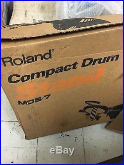 ROLAND TD-7 PERCUSSION SOUND MODULE ELECTRIC DRUM SET/KIT WithPEDALS CLEAN
