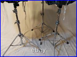 ROTO TOMS set 18, 14, 10 excellent condition incl. Stands, covers, case