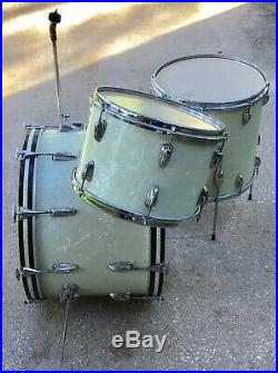 Rare 1963 Slingerland Gene Krupa Deluxe Model Drum Set! No Modifications