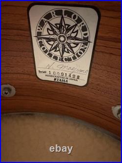 Rare Tama 6 X 14 Warlord Masai 12 Ply Bubbinga Starphonic Hoops & Lugs