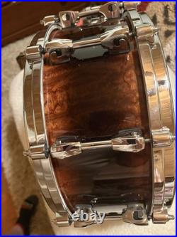 Rare Tama 6 X 14 Warlord Masai 12 Ply Bubbinga Starphonic Hoops & Lugs Rare Tama 6 X 14 Warlord Masai 12 Ply Bubbinga Starphonic Hoops & Lugs