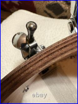 Rare Tama 6 X 14 Warlord Masai 12 Ply Bubbinga Starphonic Hoops & Lugs Rare Tama 6 X 14 Warlord Masai 12 Ply Bubbinga Starphonic Hoops & Lugs