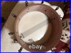 Rare Tama 6 X 14 Warlord Masai 12 Ply Bubbinga Starphonic Hoops & Lugs