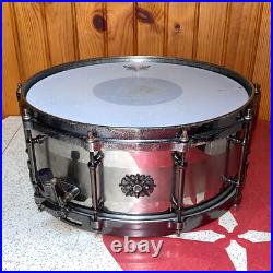 Rare Tama 6 X 14 Warlord Spartan Snare Drum Steel Shell with Tube Lugs