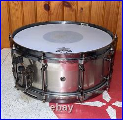 Rare Tama 6 X 14 Warlord Spartan Snare Drum Steel Shell with Tube Lugs