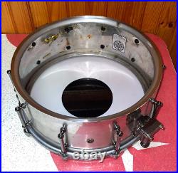 Rare Tama 6 X 14 Warlord Spartan Snare Drum Steel Shell with Tube Lugs
