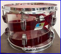 Rare Vintage Ludwig Vistalite Drum Set Made in USA