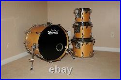 Remo MasterTouch 4pc, 10 12 14 20, Drum Set Blonde Natural, DW Tama Pearl Ludwig