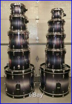 Remo Masteredge Drum Set 10 piece with cases