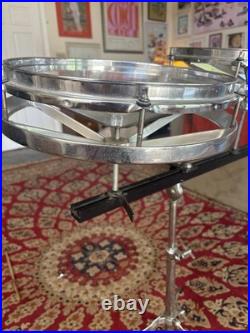 Remo Roto Tom Rototom Roto-tom Vintage 70s 16 And 12 Drums Working