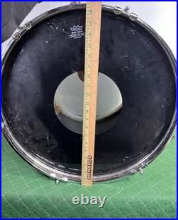 Reuther 20 Silver BASS DRUM Percussion See Details as is