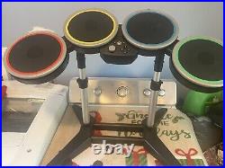 Rock Band 4 Wireless Drum Set no Foot Pedal for Xbox One Harmonix 91162