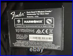 Rock Band 4 Xbox One Wireless Bundle Fender Stratocaster Guitar Drums Mic Game