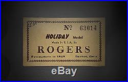 Rogers 18/12/14 Drum Set 1960s Gray Glitter