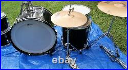 Rogers Attack Model Drum set with Sabian Cymbals Snear Drum Complete
